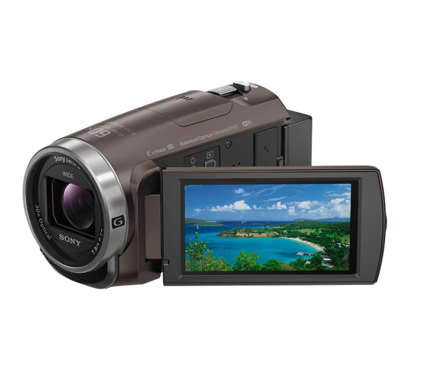 索尼/SONY CX680 通用攝像機(jī) 高清數(shù)碼攝像機(jī) 5軸防抖 30倍光學(xué)變焦（棕色） 家用DV/攝影/錄像